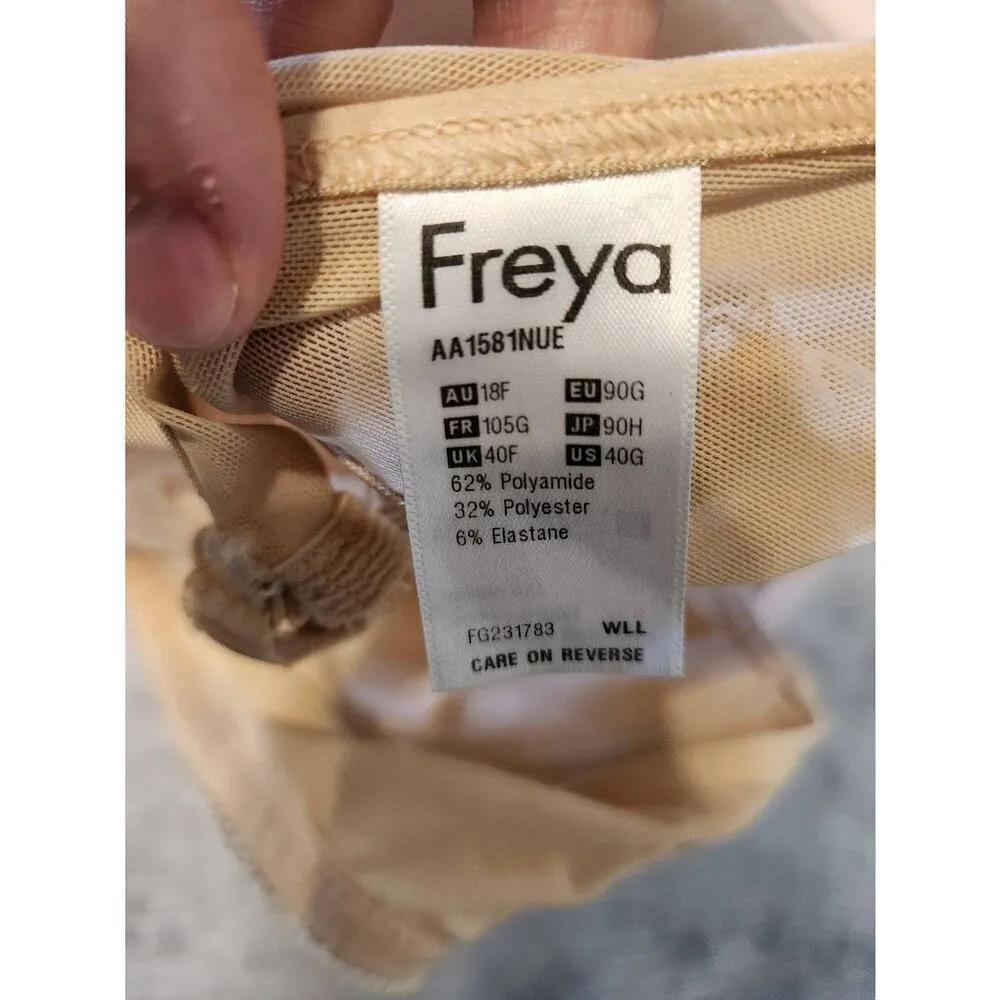 Freya Pure Underwire Spacer Moulded Nursing Bra size 40G AA1581 Nude Tan - Image 3