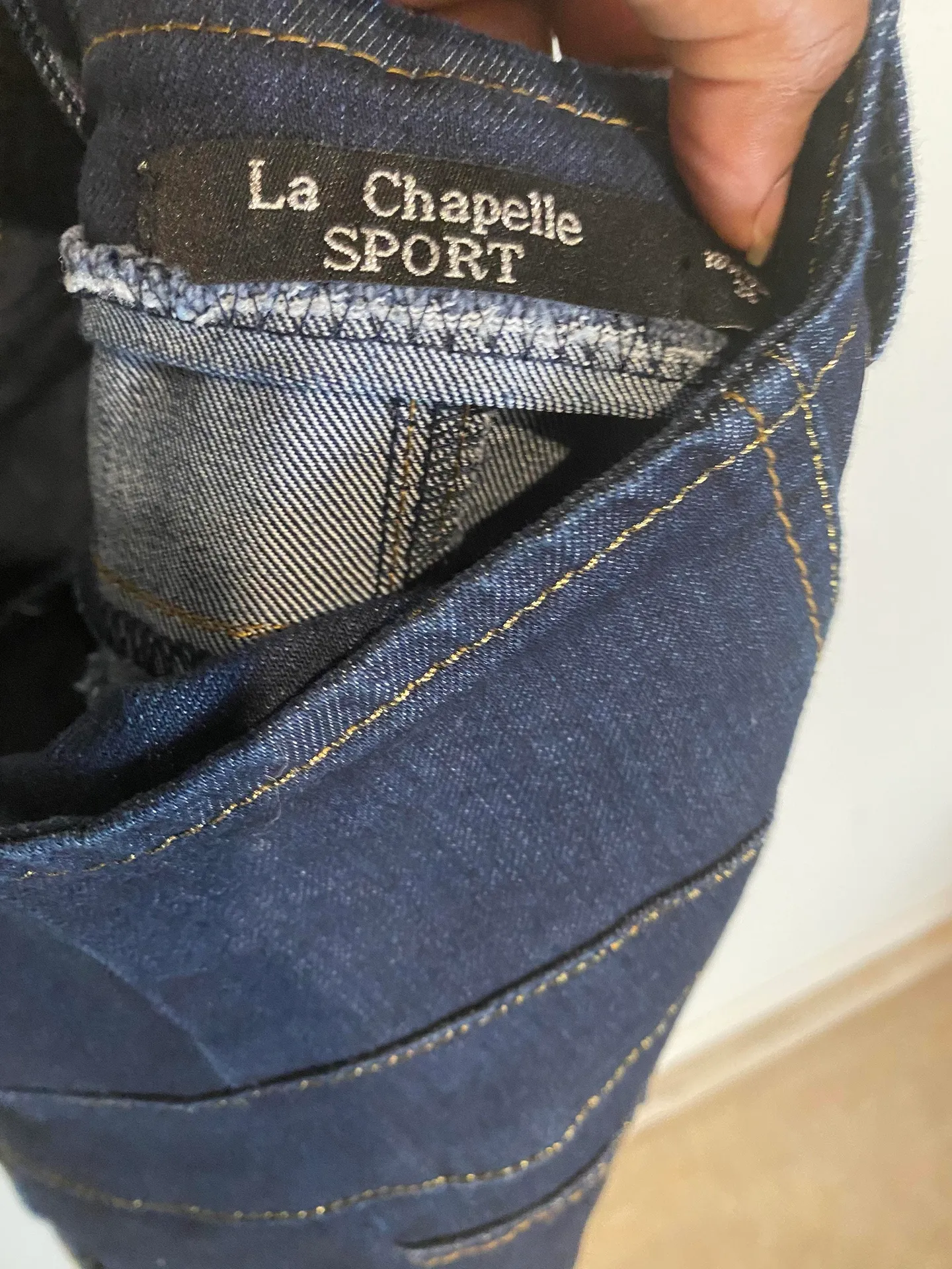 La Chappelle Denim skirt overall dark wash S - Image 6