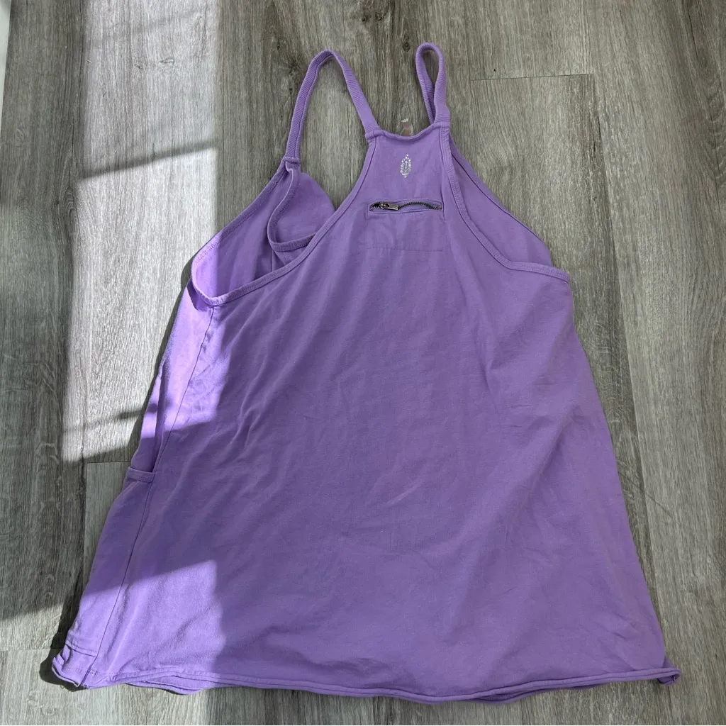 Free People Movement Hot Shot Romper Light Purple Color Size Small Athletic - Image 5