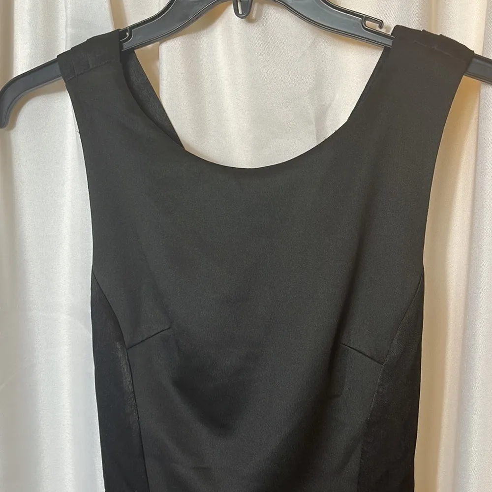 Forever 21 Black Midi Open Back Dress Size M NWT - Image 4
