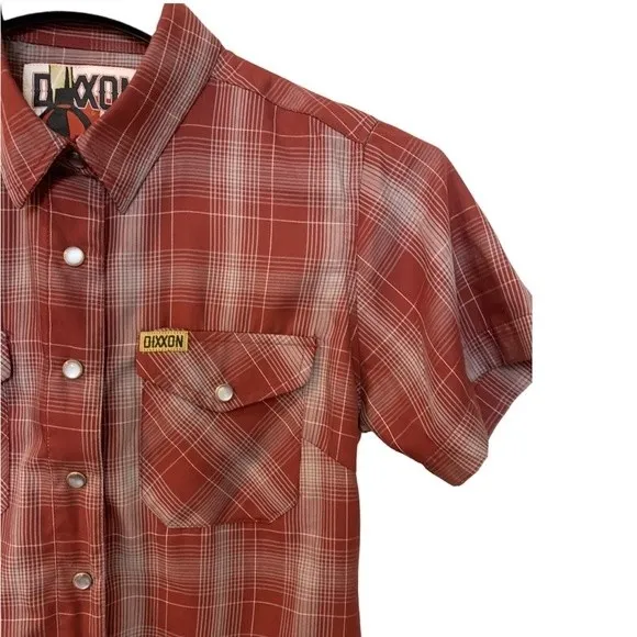 Dixxon | Magnum Red Plaid Flannel Bamboo Blend Size Small - Image 6