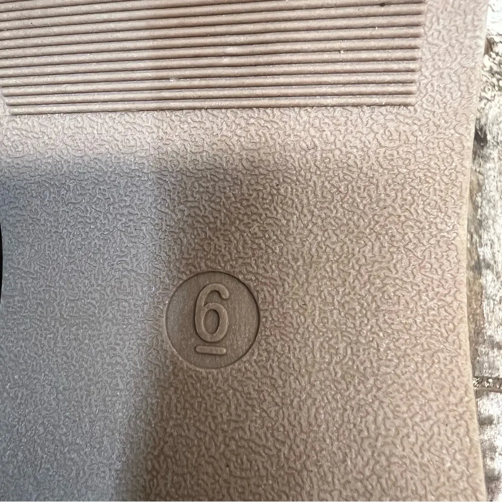 A New Day Carlita Wedge Platform Slide Sandals Blue Green Minimalist Size 6 - Image 7