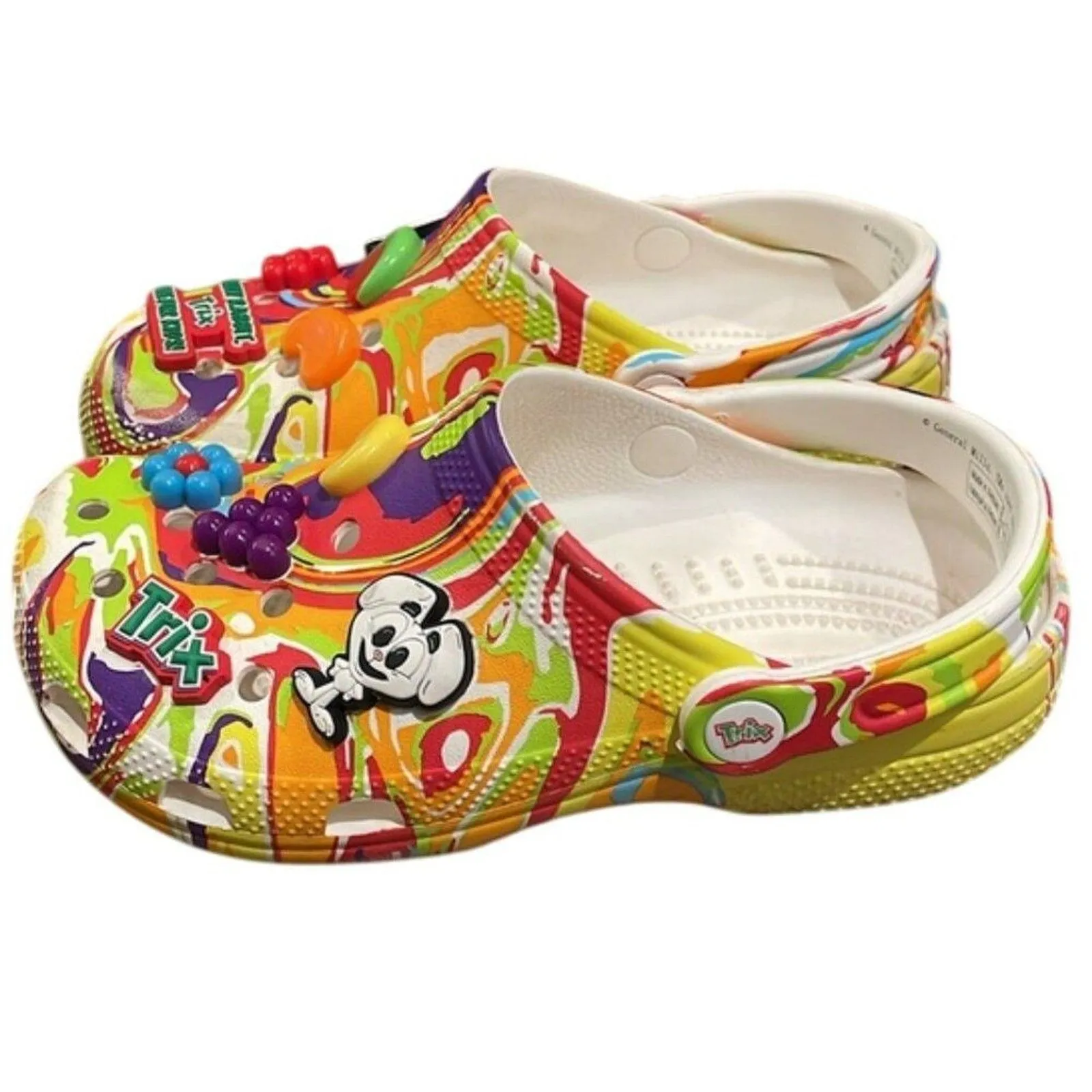 CROCS x Trix Classic Clog Shoe Unisex Size J4 and Womens 6 Limited Edition - Image 3