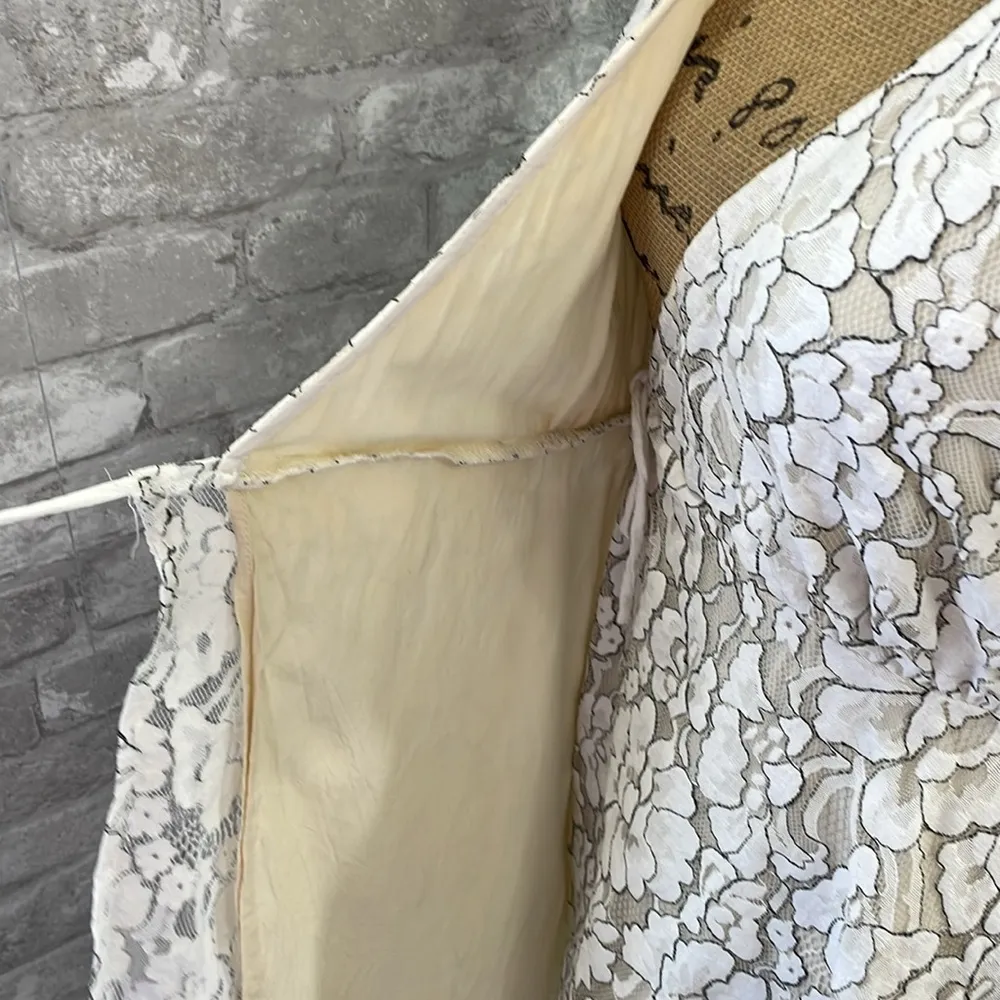 Aakaa Lace Overlay Wrap Dress - Image 5