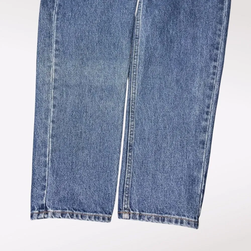 VTG L.L. Bean Original Fit High Rise Denim Jeans Straight Leg Size 8 - Image 10