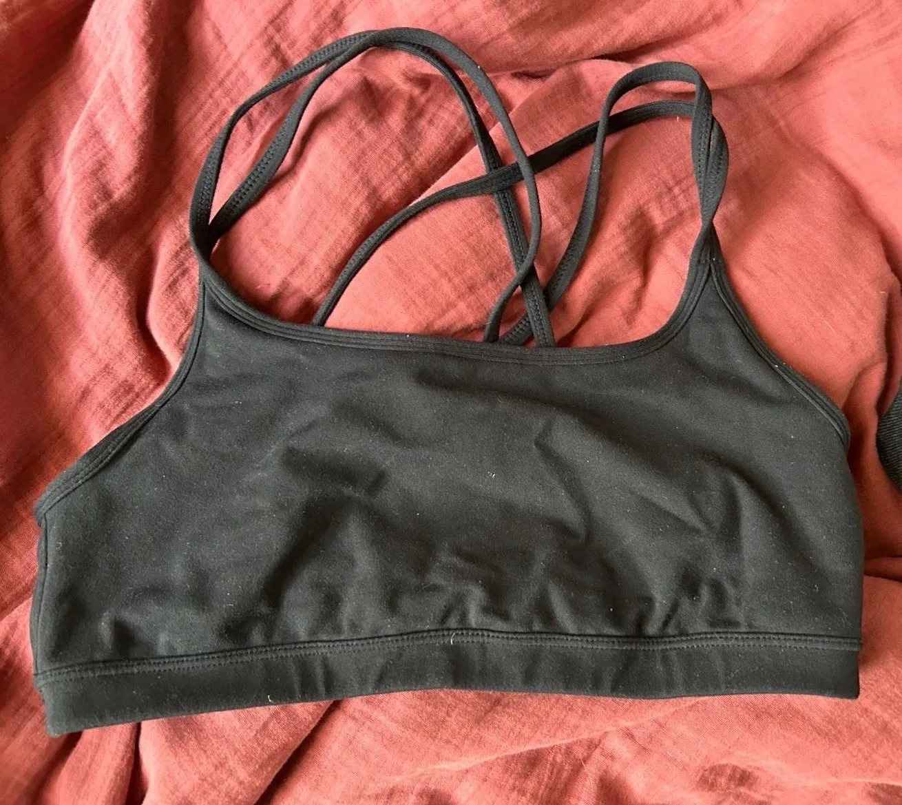 Medium Athleta Sports Bra Black - Image 2