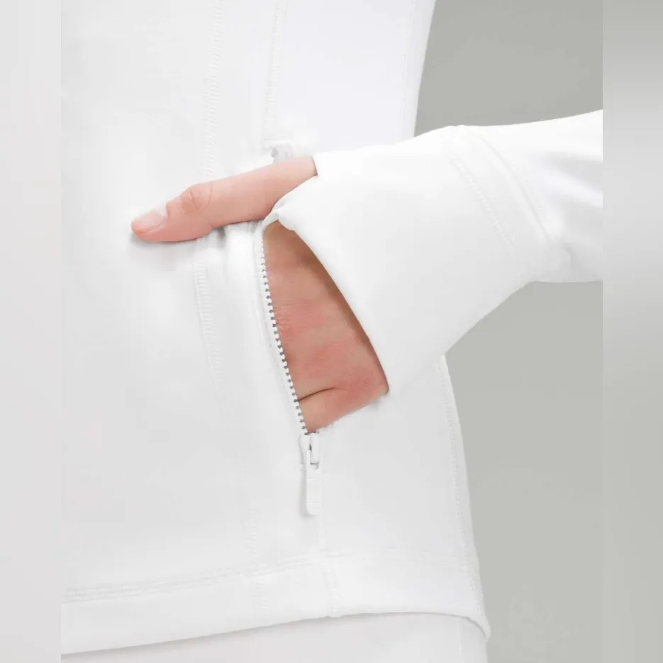 Lululemon NWT Define Full Zip Nulu Jacket White Size 8 - Image 4
