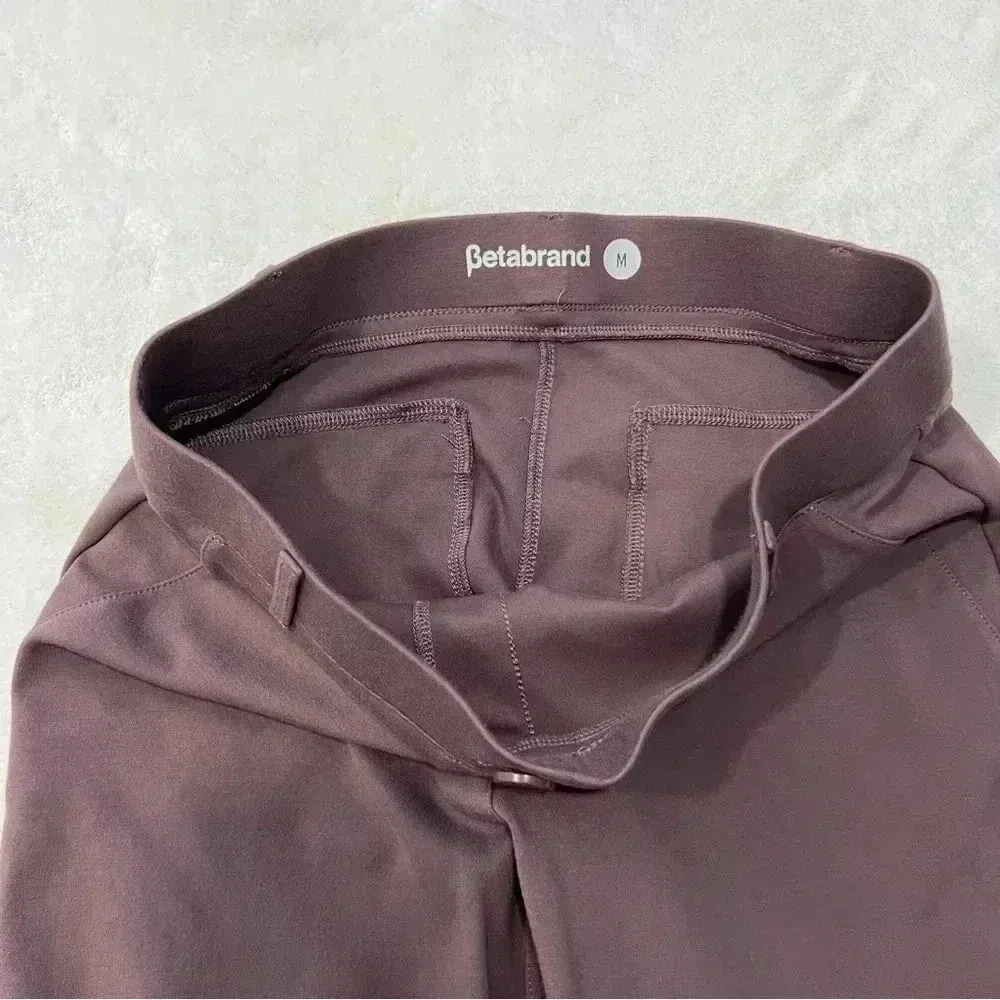 Betabrand Boot Cut Two-Pocket Dress Pant Yoga Pants in Auburn Brown M - Image 6