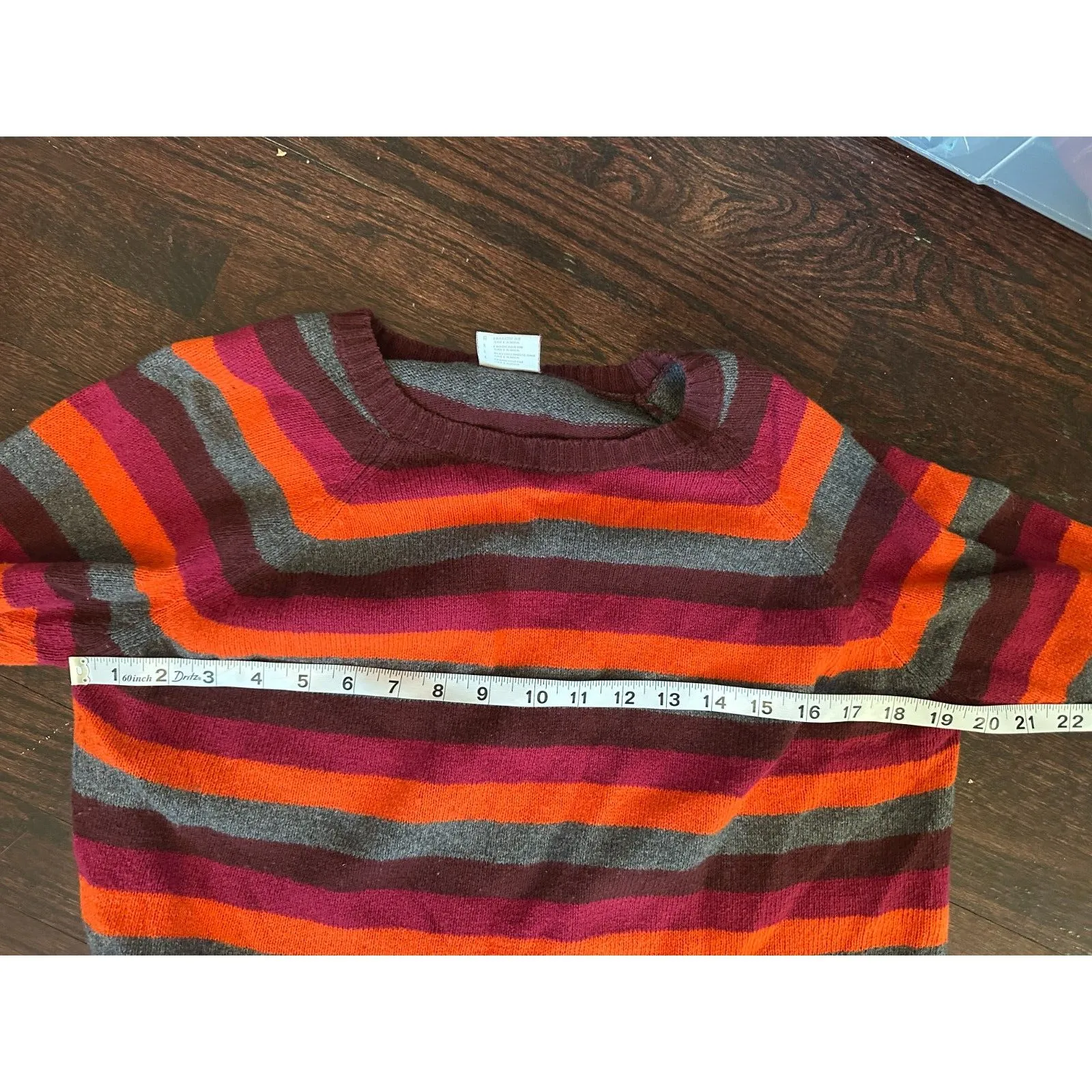 Columbia Multicolor Striped Sweater and Gray Vest Set Size Large - Image 7