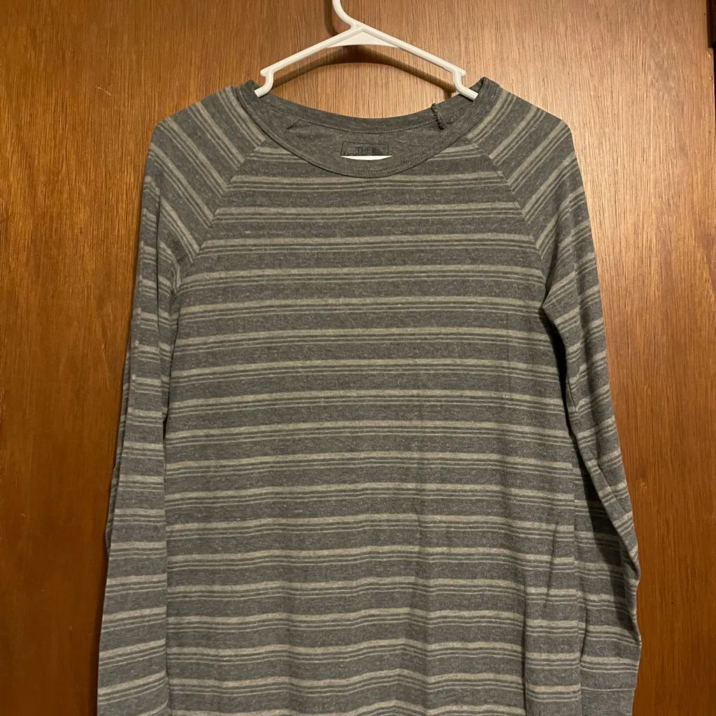 The North Face Grey Striped Sweater Dress Size Large - Image 2