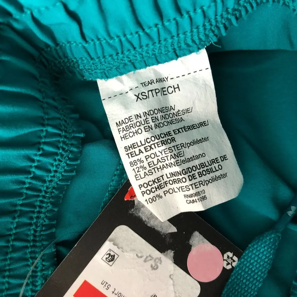 Under Armour Womens UA Vanish 5" Shorts Flex Woven Lightweight Workout Blue XS - Image 4