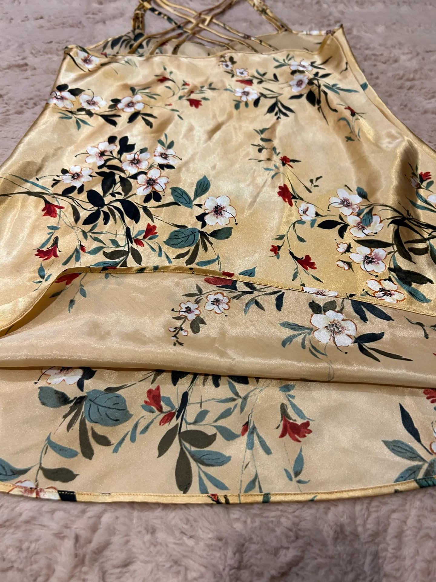 Two-piece Robe Set With Floral Print Size Small  - Image 14