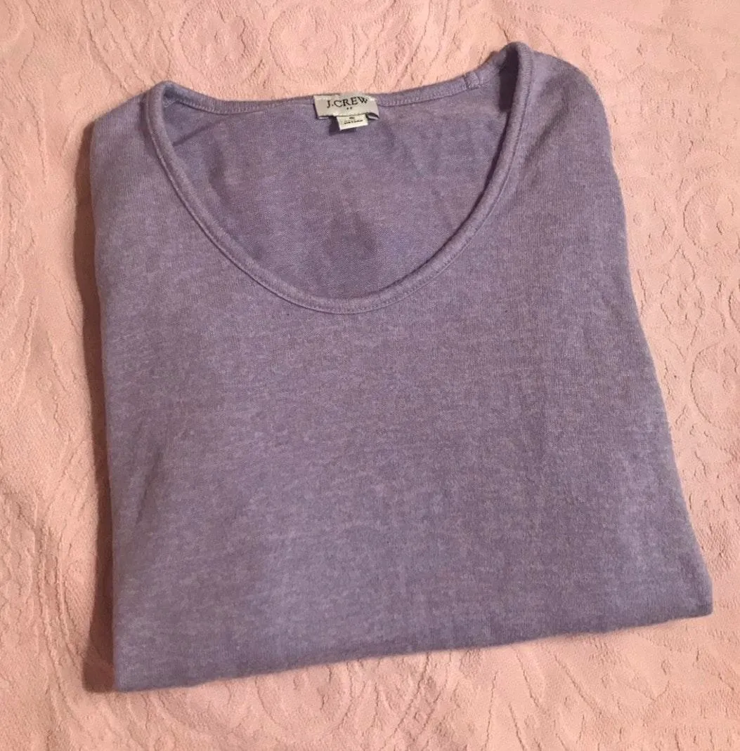 J.Crew Periwinkle Scoopneck - Image 4