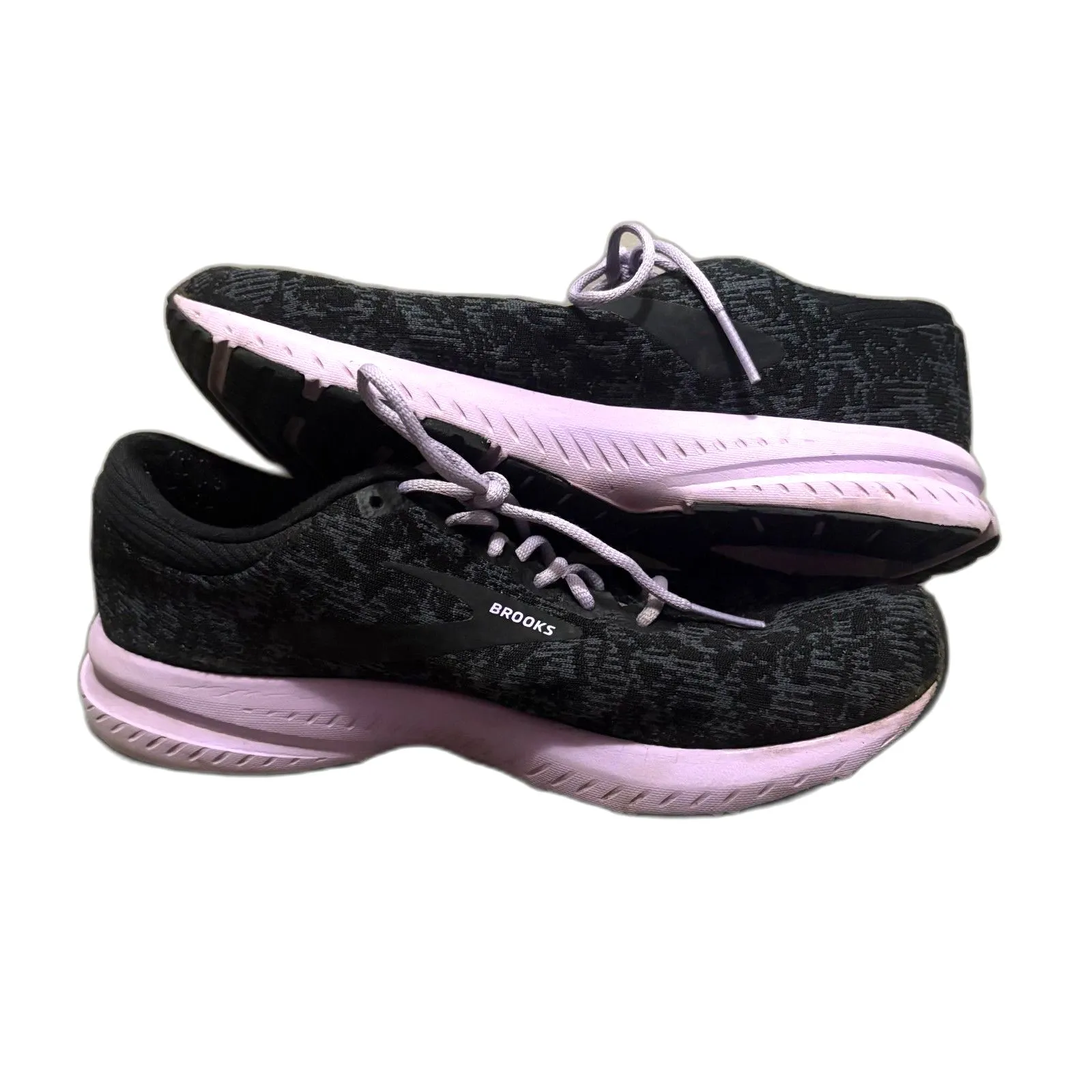 Brooks Launch 6 Running Shoes Black Lavender Athletic‎ Sneakers Womens Size 9.5 - Image 5