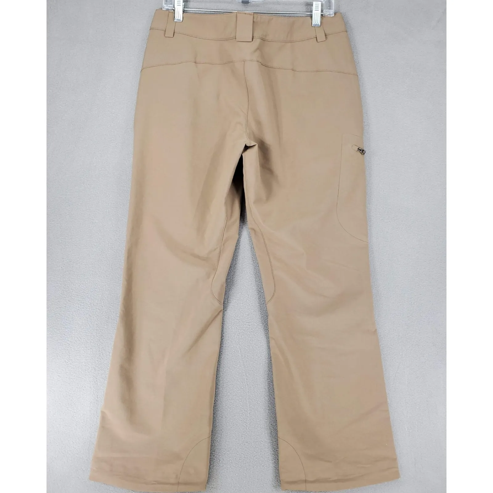 New REI Endeavor Pants Women Size 8 Petite Technical Trail Pants Buckwheat Khaki Tan - Image 4