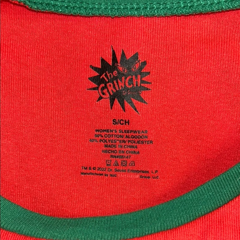 Grinch Women’s Pajamas Set - Small - Image 5