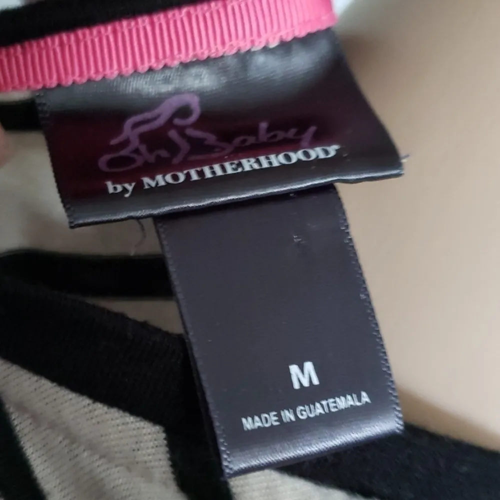 Oh Baby by Motherhood Maternity Quarter sleeve striped top medium - Image 6