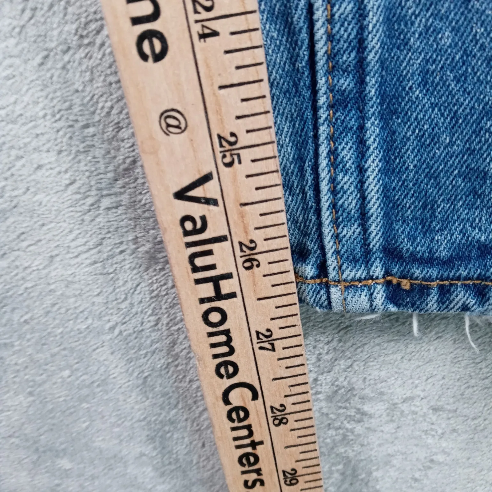 Abercrombie & Fitch Curve Love‎ High Rise Mom Jeans Ripped Distressed Size 25 - Image 11