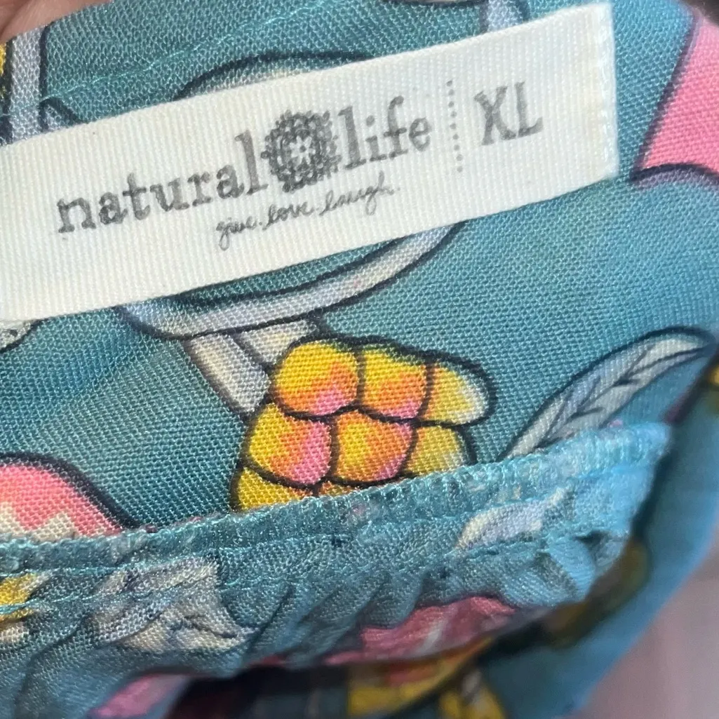 NATURAL LIFE Floral Maxi Dress - Blue and Pink - Image 8