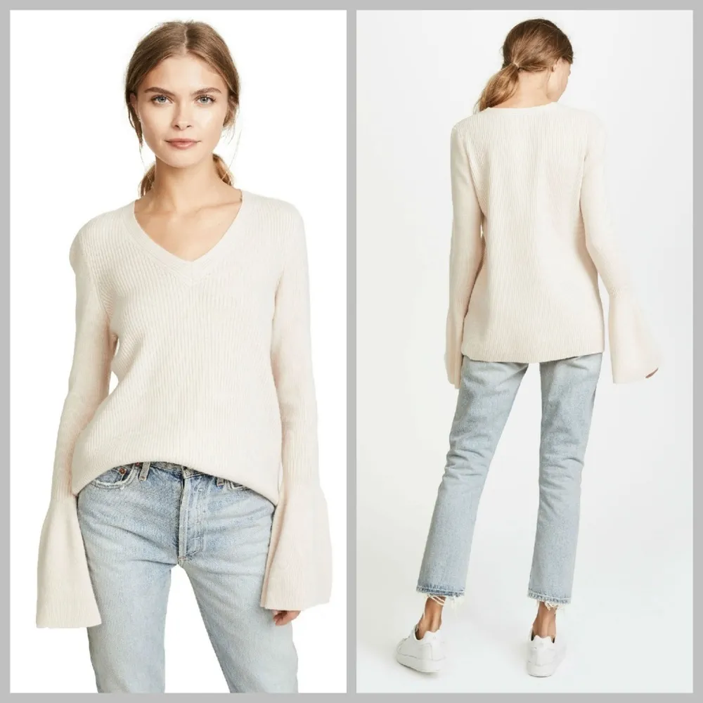 💕REBECCA MINKOFF💕 100% Cashmere Stevie Sweater - Image 4