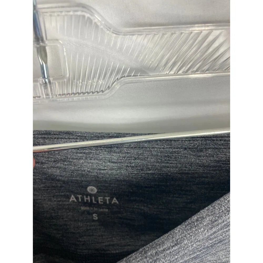 Athleta High Rise Chaturanga Capri Leggings 816130 Grey Size Small - Image 4