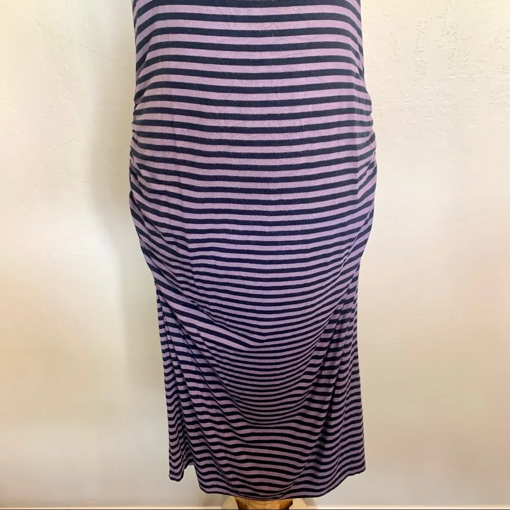 Liz Lange Maternity Purple Striped Tank Dress XS - Image 7