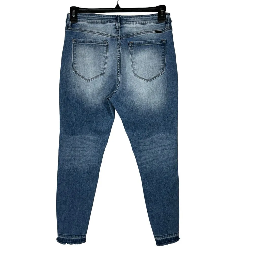 KanCan JRS 13/30 Jeans Stretch Frayed Hem Hi - Image 5