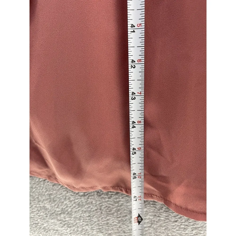 Asos Women's Dress Sleeveless Solid Pink Size 6 V Neck Tank - Image 11