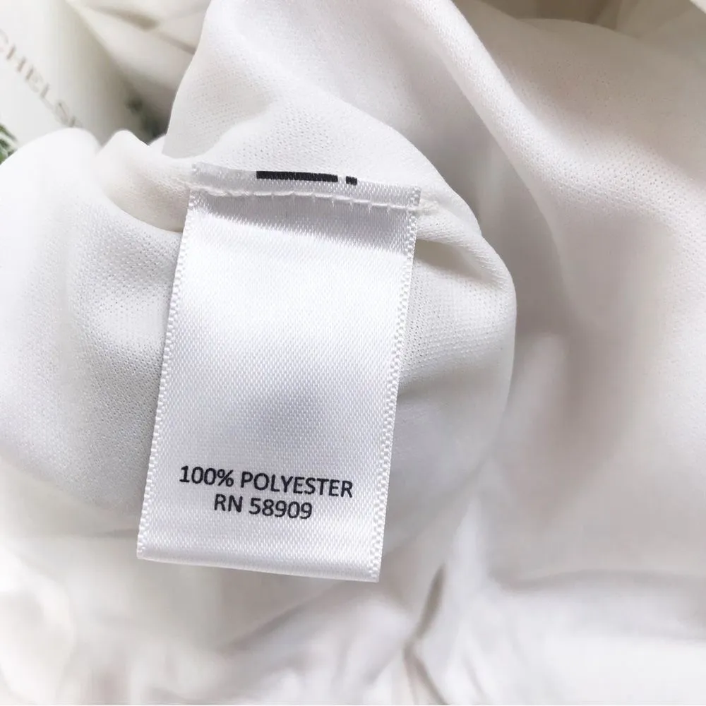 CHELSEA & VIOLET Silver Gold Full Sequin Midi Pencil Skirt Metallic‎ Size 8 10 - Image 8