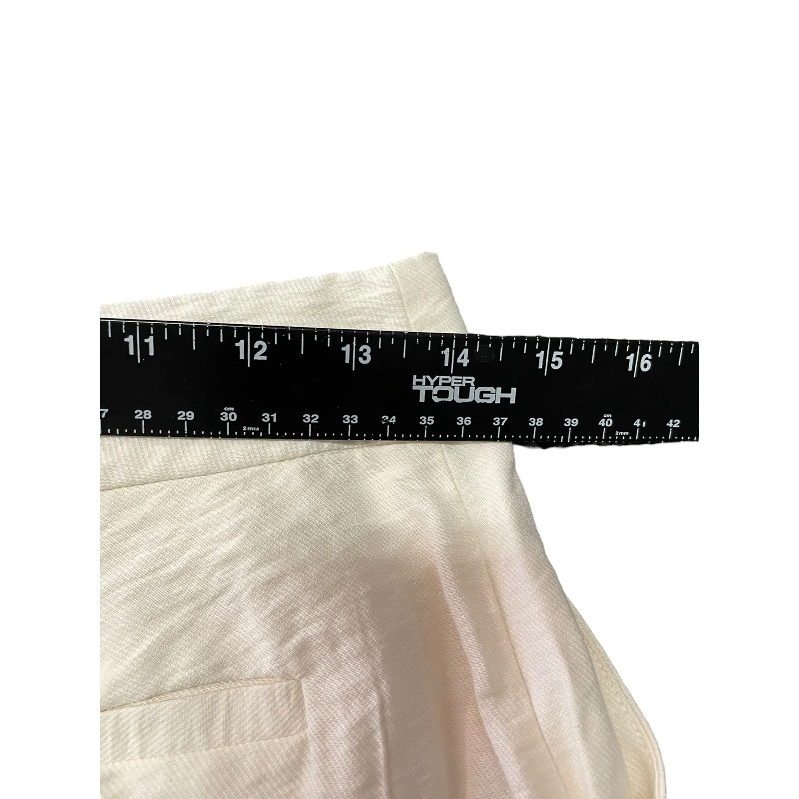 Prologue Culottes Wide Leg Cropped Pleated Casual‎ Shorts Beige Size 6 - Image 8