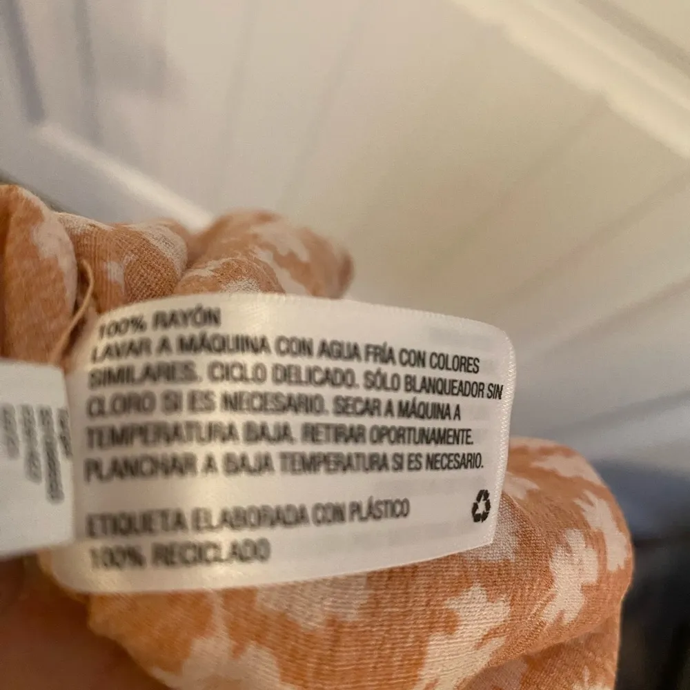 Wild Fable Peach Floral Drop Waist Summer Dress - Image 6