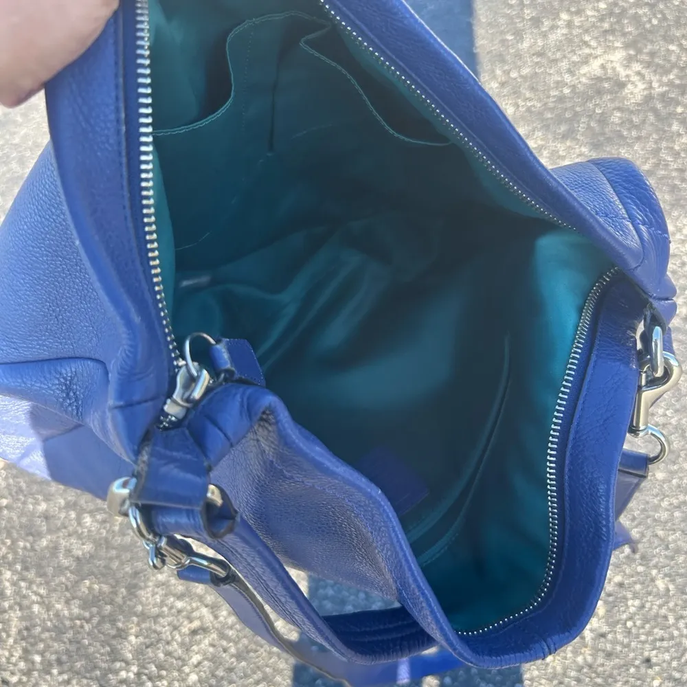 Coach Blue Leather Large Purse - Image 5