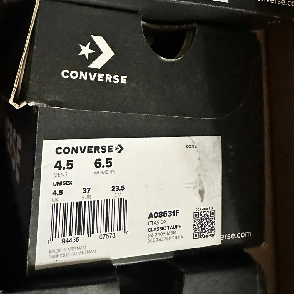 4.5M/W6.5 Converse Chuck Taylor All Star Low Top Sneakers in Taupe (Unisex) - Image 8