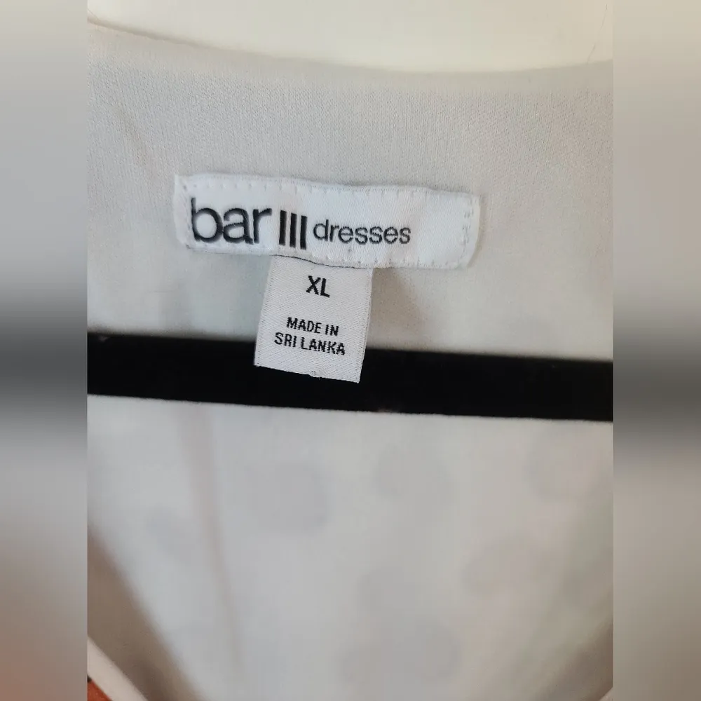 Bar III Dresses White Rust Animal Print Ruffled Tiered High Low Flowy Dress 1 - Image 12