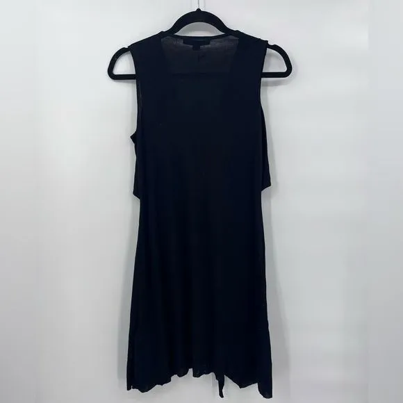 All Saints Women's Black Jayda Jersey Dress Soft Stretchy Size‎ small - Image 3