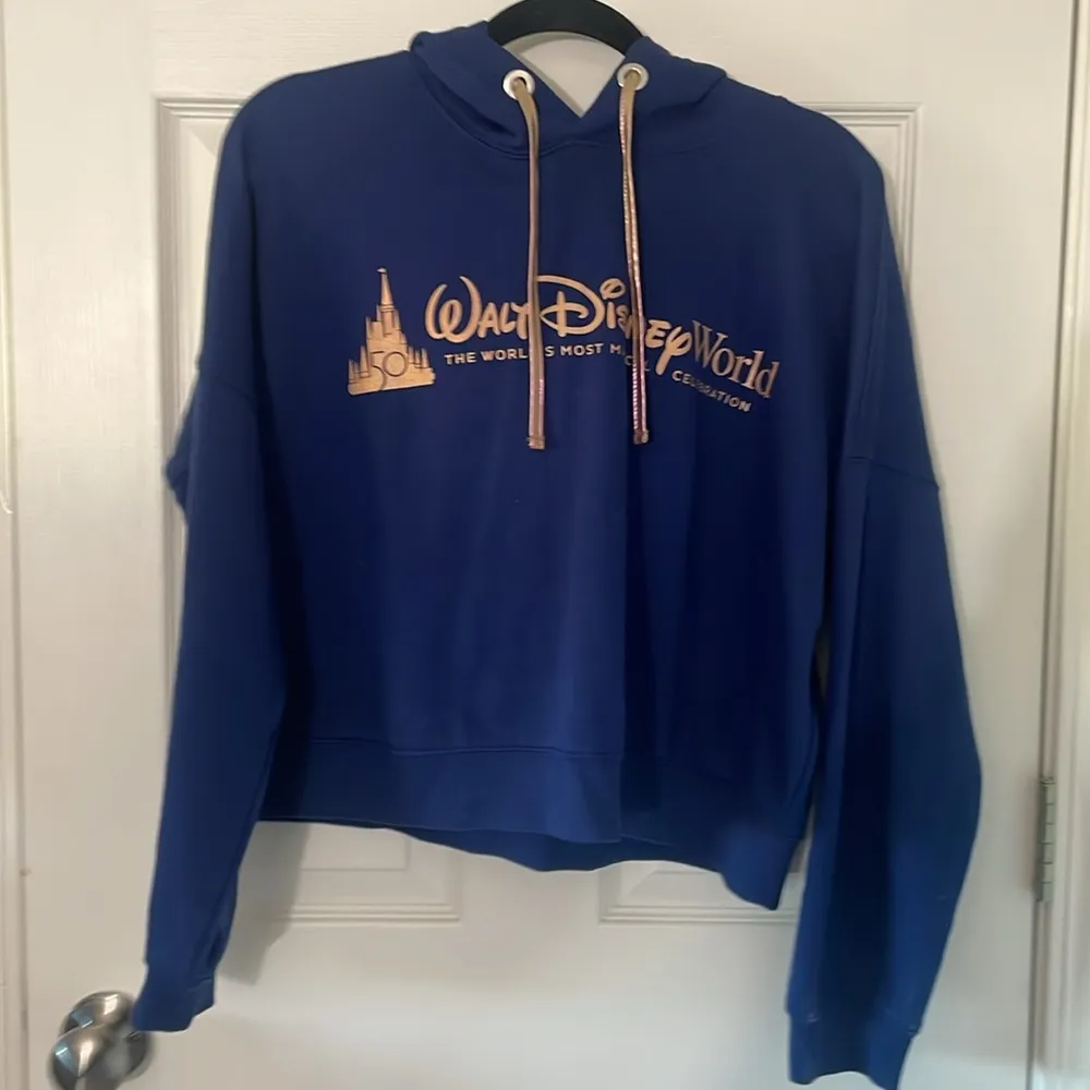 Walt Disney World 50th Anniversary Castle Hooded Sweatshirt Size Large - Image 4
