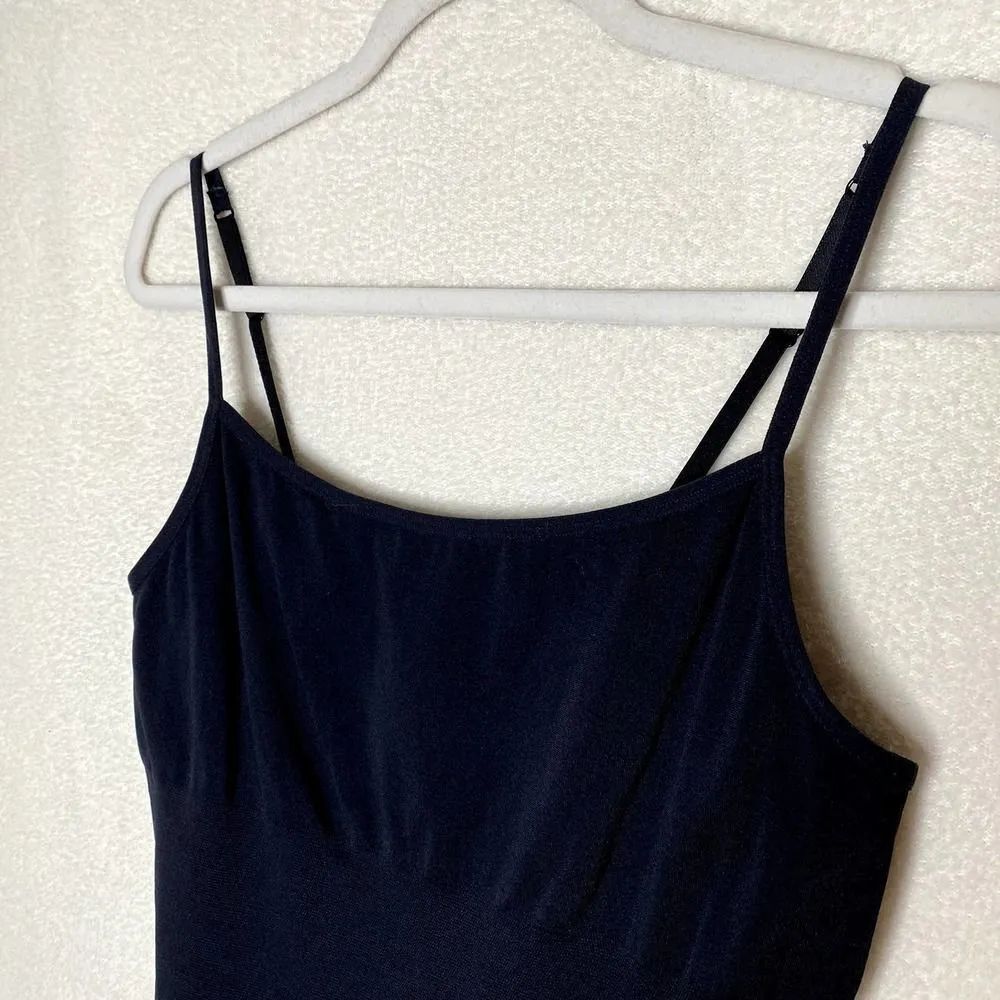 Yummie by Heather Thomson Seamless Camisole Top Scoop Neck Nylon Black Large XL - Image 3