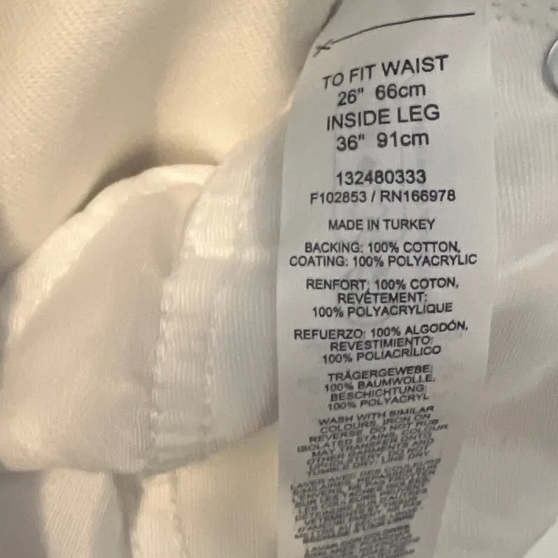 NWT ASOS Pants Womens 26 Tall Silver Metallic High Rise Cybercore Futuristic Y2K - Image 4