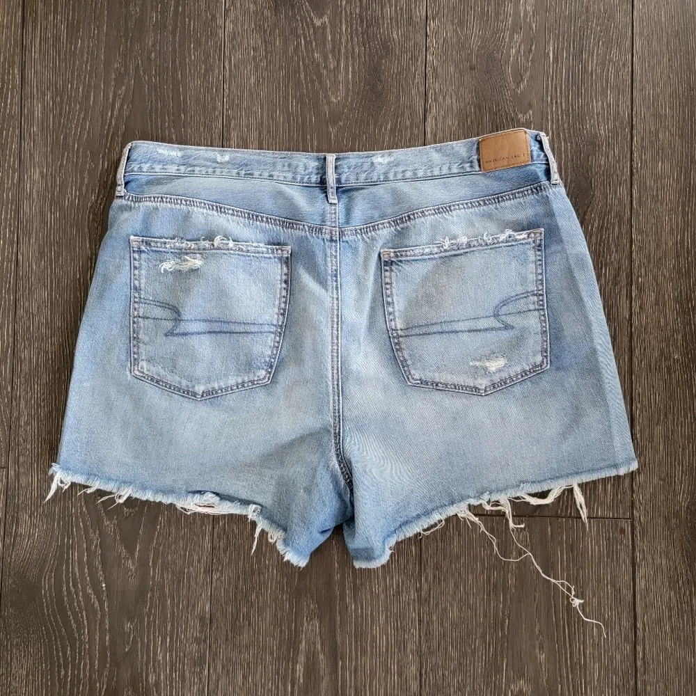 Distressed Boyfriend Jean Shorts 16 - Image 2