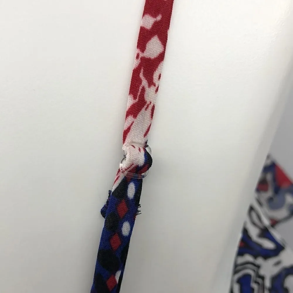 Speechless red blue print spaghetti strap summer dress - Image 9