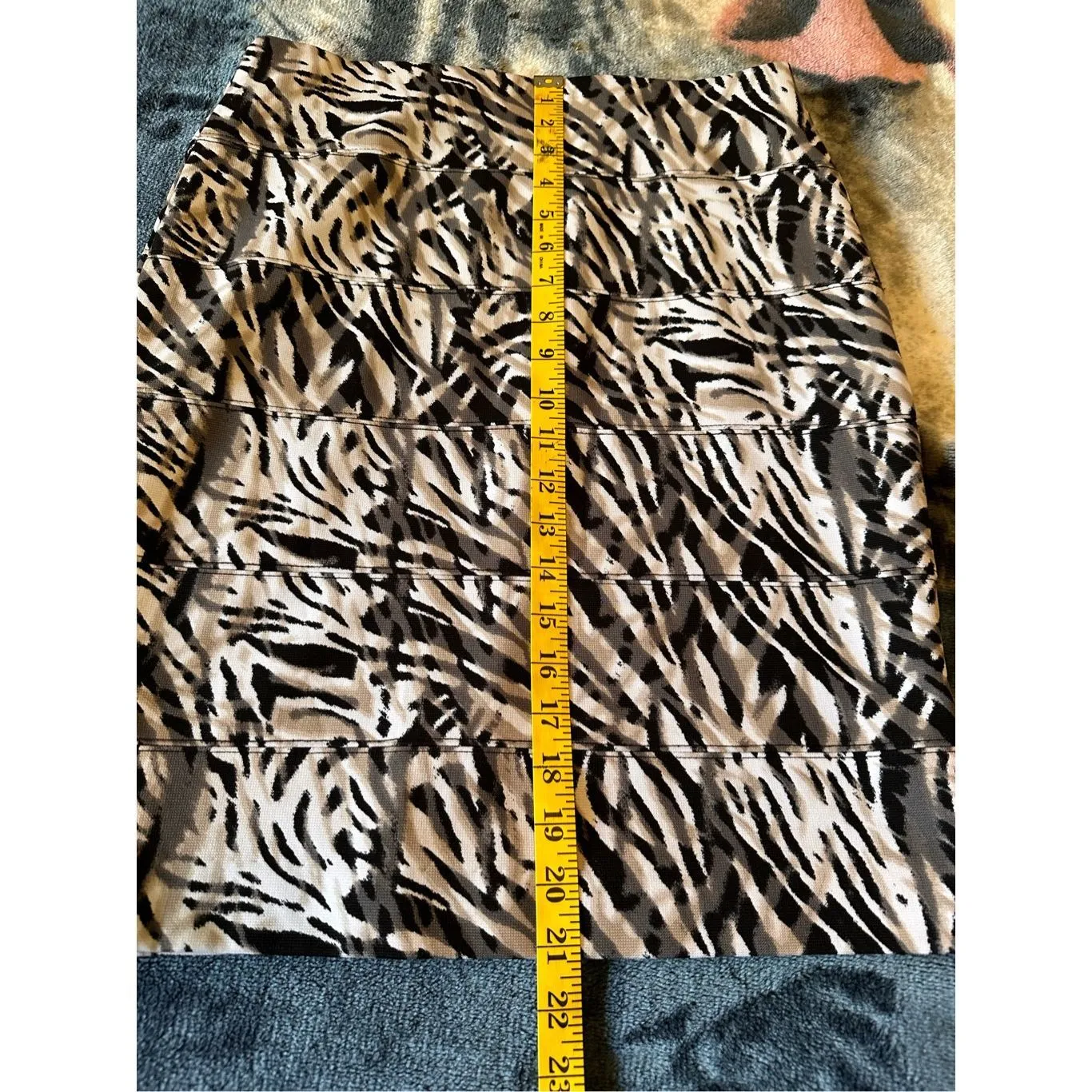 Alfani Womens Skirt Multicolored Stretch Straight Pencil Midi Lined P/P - Image 7