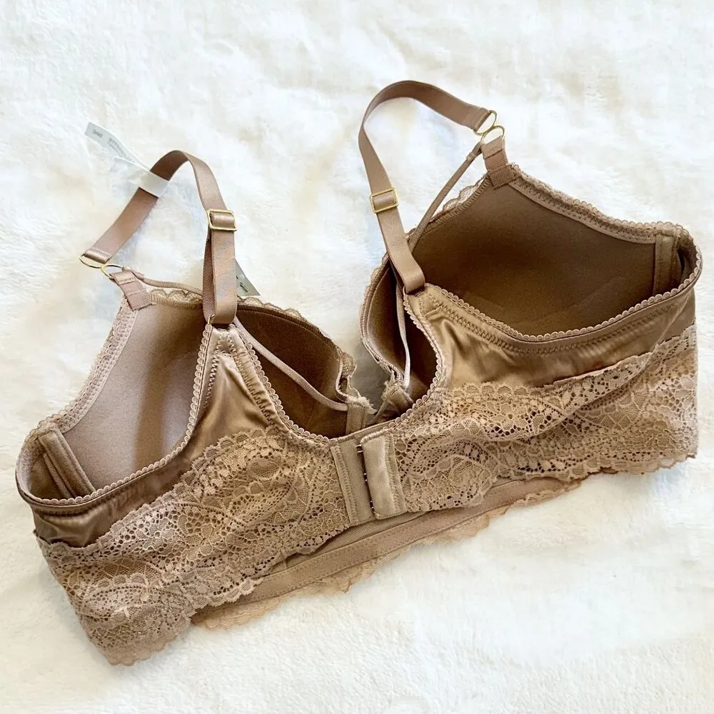 NWT Aerie Real Power Paisley Lace Strappy Balconette Bra - 36C - Image 7