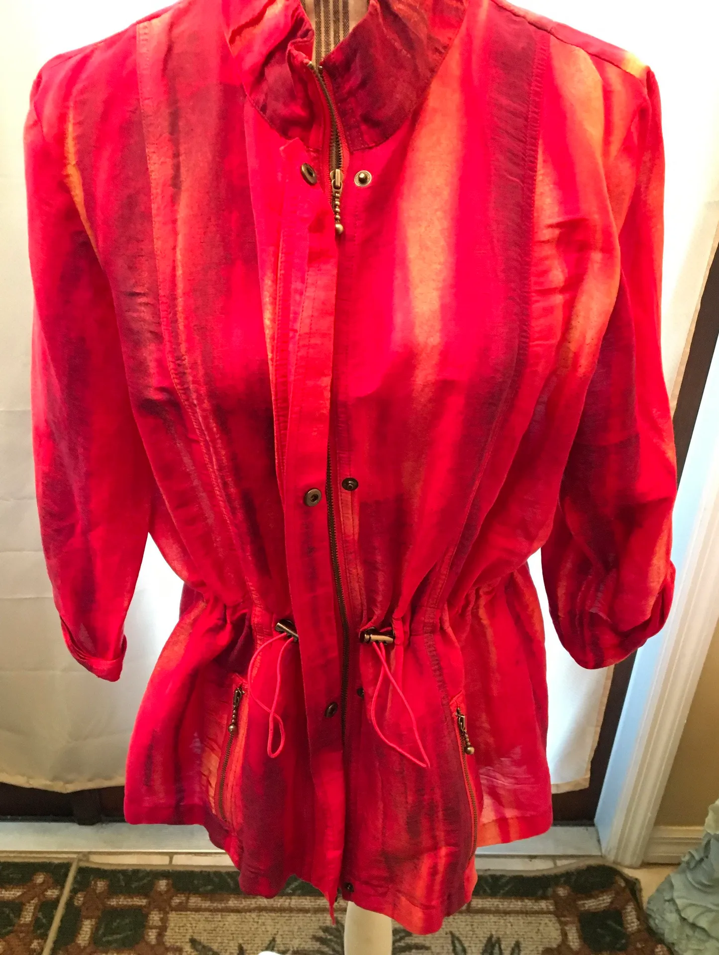 Chico’s size 2 lg mult color light weight Jacket - Image 5