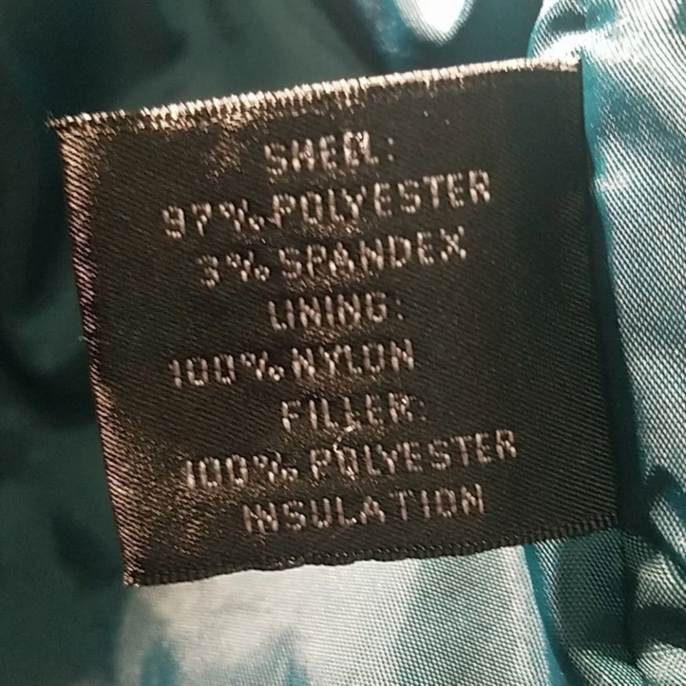 Vintage Forecaster Sport Dark Teal Coat (S) Green - Image 4