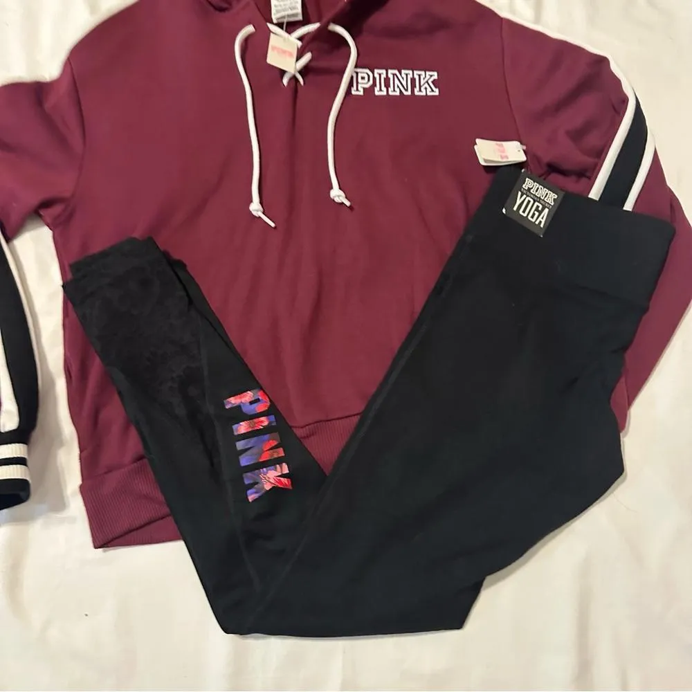 PINK Victoria’s Secret pullover sweater and leggings set - Image 2