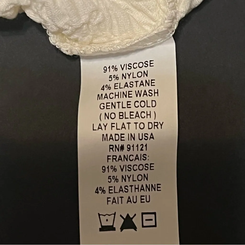 Snoskins textured turtleneck, Ski Snowboarding layer top cream color size L, NWT Size L - Image 12