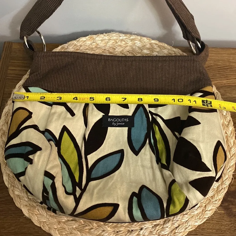 Bagolitas by janice floral and brown corduroy shoulder bag - Image 7