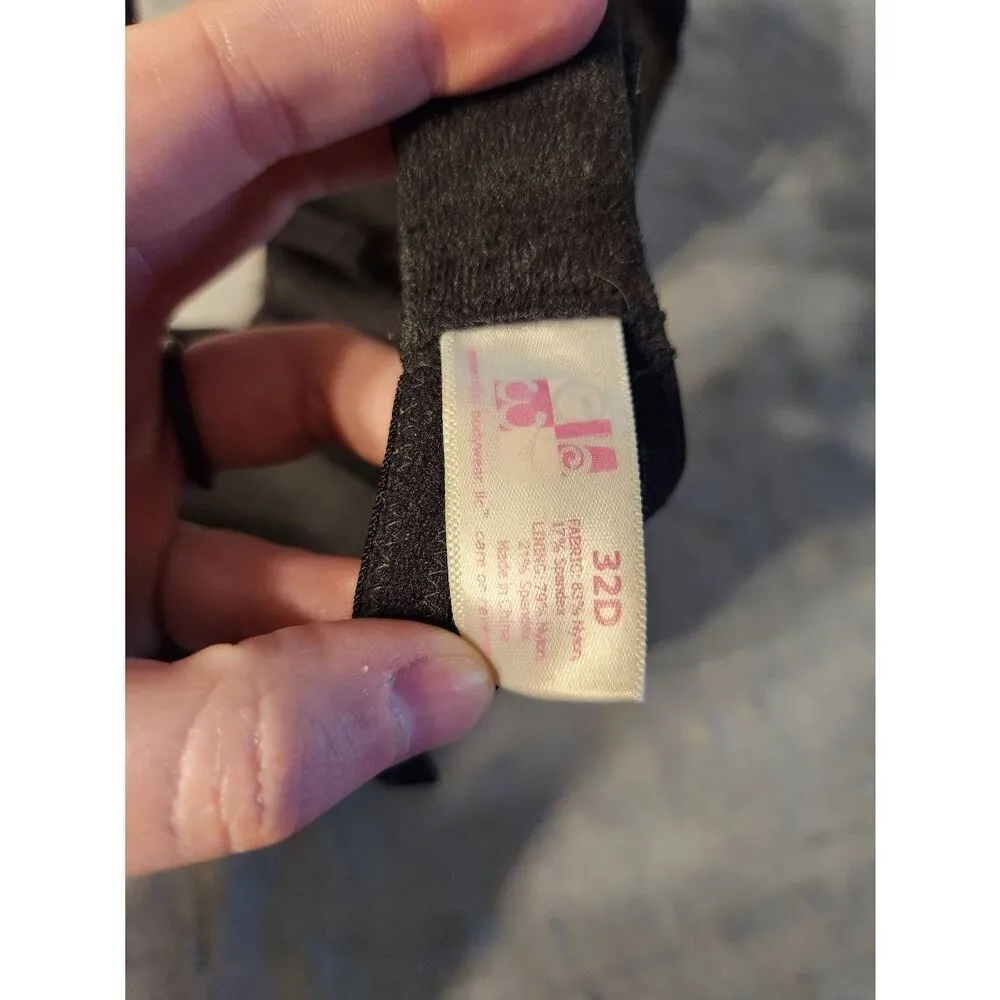 Essential Bodywear Size 32D 6111 Abbie Everyday Tshirt Bra Black - Image 3