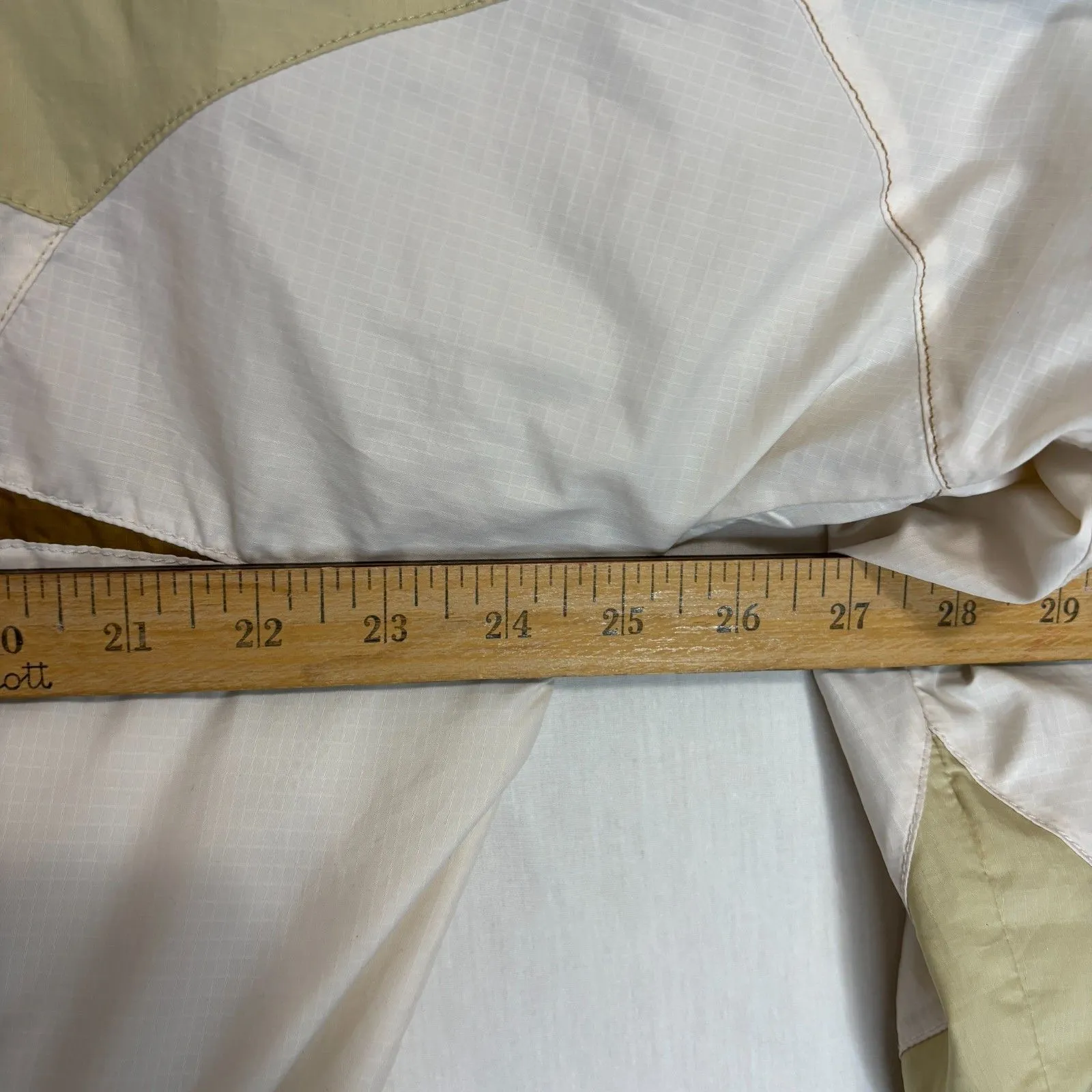 The North Face X Full Zip Windbreaker Jacket Gardenia White Gravel Women's Sz XL - Image 13