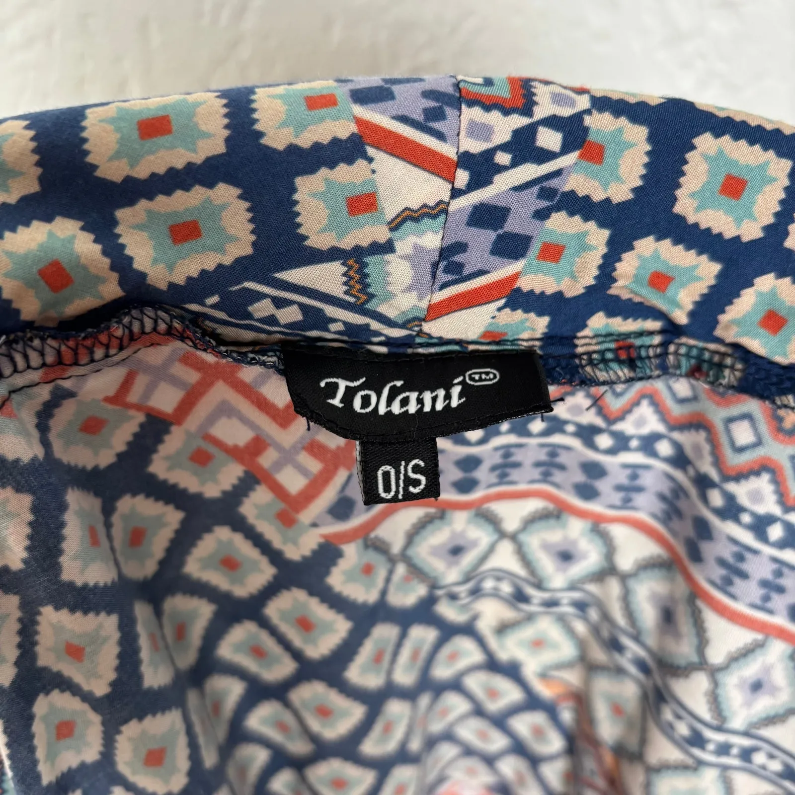 Tolani Embroidered Kimono Sleeve Open Front Top Boho One Size - Image 3